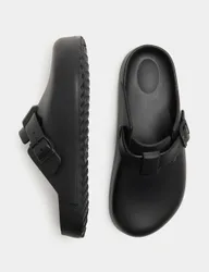 M&S Moulded Mules Black male