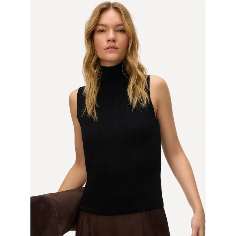 Top de punto canalé de mujer manga sisa - Vero Moda - FashionsVida