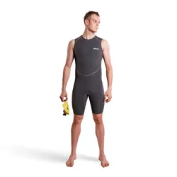 Yulex® Kneeskin Sleeveless Neoprene Wetsuit Black / Grey M Men