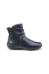Whisper Women's Wide Fit Leather Boot - - Size: 4