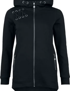 Kapuzenjacke - Hand In Hand - S bis 5XL - für Damen - Größe 5XL - schwarz - Lizenziertes Merchandise! - Frauen - female - Rammstein - FashionsVida