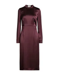 Vestido midi Mujer Ciruela 36 Mujer