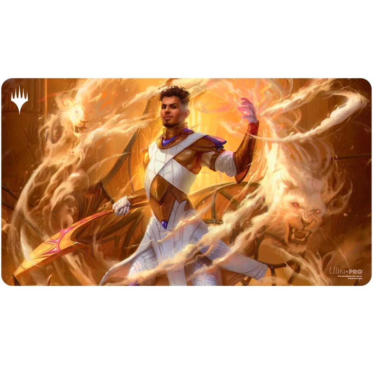 MTG Aetherdrift Playmat Borderless Racer featuring Basri, Tomorrow's Champion - Ultra PRO - FashionsVida