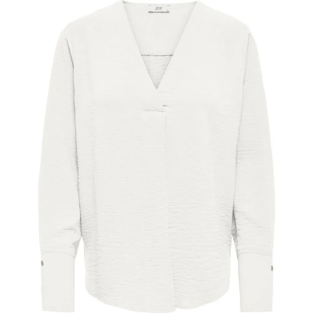 Top de mujer de manga larga con escote pico - JDY - FashionsVida