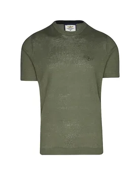 T-Shirt vert foncé S - Aeronautica Militare - FashionsVida