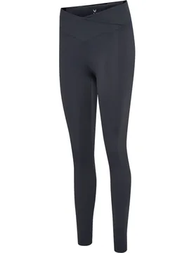 Leggings Taille Haute Yoga Wrap Ebony S - Hummel - FashionsVida