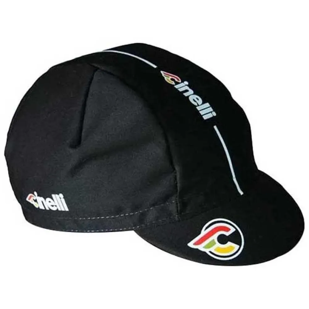 Cappellino Con Visiera Supercorsa Black - Cinelli - FashionsVida