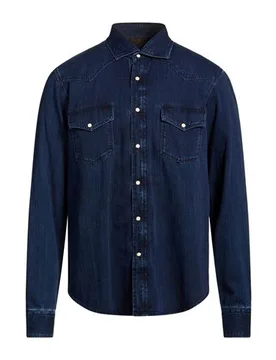 Camisa vaquera Hombre Azul marino 48 Hombre - Moorer - FashionsVida