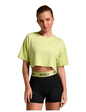 Form Soft Short Sleeve T-shirt Cool Matcha / White XS Women - 2XU - FashionsVida
