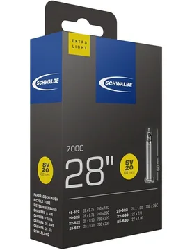 X7/8/28x3/4 extra ligera fv 60 mm cámara bicicleta mtb (UNICA) - Schwalbe - FashionsVida