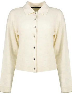 Cardigan Exciting Birch / Detail Melange W Gun Metal Buttons S - Vero moda - FashionsVida