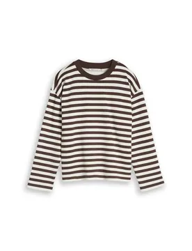 Striped crewneck sweatshirt female - XS - FashionsVida