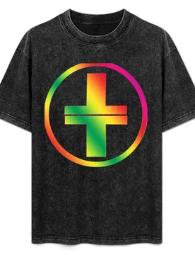 TT Rainbow Fitted T-Shirt Art Pattern Printed Casual Top - Aliexpress - FashionsVida