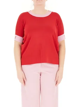 Maglia maniche corte ROSSO 02 - ELENA MIRO' - FashionsVida