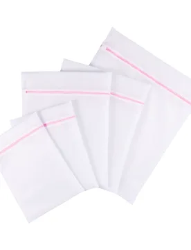 Wäschenetz, 5 Stück weiss 1x: (LxB) 60 x 50 - genialo - FashionsVida