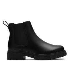 Women's Orinoco3 Lane Black Leather Ankle Boots, Chelsea Boots Size: 6.5-Standard Fit - Black - Size: 6.5-Standard Fit