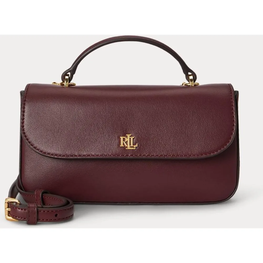 Bandolera pequeña de piel - Lauren Ralph Lauren - FashionsVida