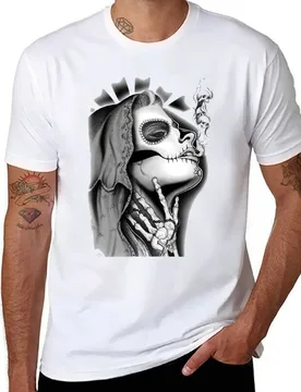 Mary Design Chicano Tattoo Art T-Shirt t shirts for man cotton funny man t shirt luxury T-Shirt - Aliexpress - FashionsVida