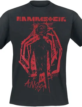 T-Shirt - Schwarzer Mann - S bis 5XL - für Männer - Größe M - schwarz - Lizenziertes Merchandise! - Männer - male - Rammstein - FashionsVida