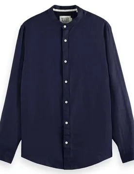 Camicia A Maniche Lunghe 179189 Night L - Scotch & Soda - FashionsVida