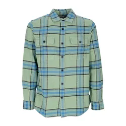 Camicia Manica Lunga Uomo Eugene L/s Woven Shirt Jade Multi