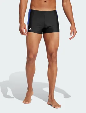 Mens Colorblock Swim Boxers - Black Recycled Material - Size Small - adidas performance - FashionsVida