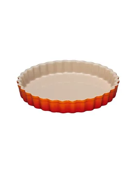 Tarteform Poterie 28cm/2,1l (Ofenrot) orange baby - Le Creuset - FashionsVida