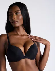 Wired Ultra Push-Up T-Shirt Bra (B-DD) Black female