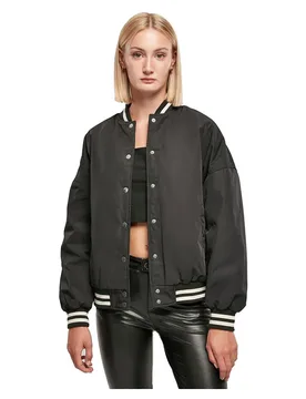 Blouson Bomber Oversized Recycled College Black M - Urban classics - FashionsVida