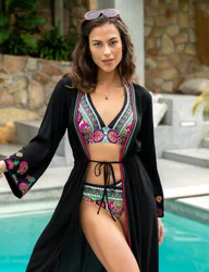 Maldives Printed High Leg Bikini Bottoms Multi female