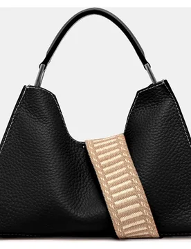Hobo mediano Aurora de piel burbuja con compartimento extraíble - Gianni Chiarini - FashionsVida