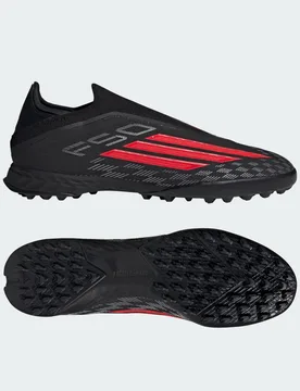 Scarpe da calcio F50 PRO Laceless Turf 41 1/3 Core Black / Lucid Red / Core Black - Adidas - FashionsVida