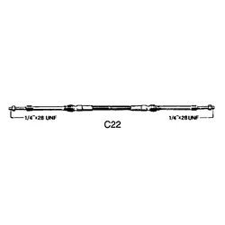 C22 Control Cable Grey 24´ unisex