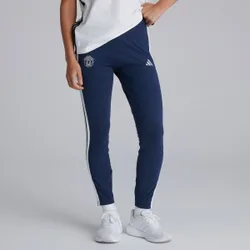 Manchester United x Womens Essentials 3-Stripes Cotton Leggings Blue S