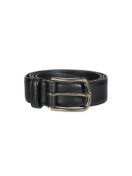 Cinturón de cuero negro 85