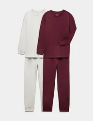 Pack Jersey Pyjama Sets (6-16 Yrs) Red Mix male