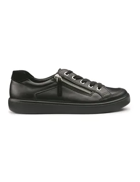 Chase II Women's Wide Fit Leather Shoe - - Size: 7 - Hotter - FashionsVida