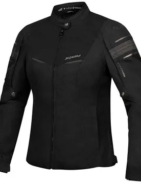 Giubbotto Moto Donna WILANA Nero Bianco taglia S - Ixon - FashionsVida