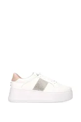 Women's 'Jive Lace Up' Trainers in White Size: 3 - White - Size: 3