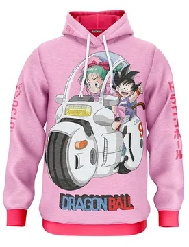Felpa Con Cappuccio Dragon Ball Bulma Multicolour M - OTSO - FashionsVida