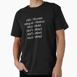 Alternative Big O Notation Short Sleeve Graphic T‑Shirt for Programmer Software Engineers Geek IT Developer Fan Gift Tees S-6XL