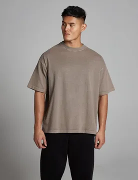 Camiseta oversize de algodón lavado para hombre de MP - Falcon - XS - MyProtein - FashionsVida