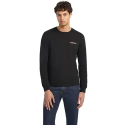 Jeans Maglietta A Maniche Lunghe Slim American Tradition Jet Black A996 2XL