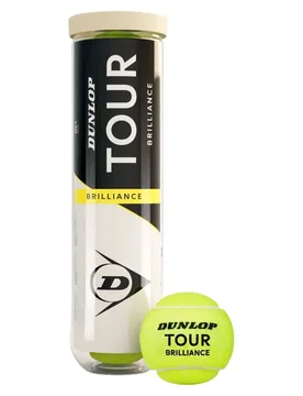 Tb Tour Brilliance 18x4 Tenis Balls Box 18 x 4 Balls - Dunlop - FashionsVida
