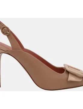 Slingback 10 centimetros nude - Isabel Abdo - FashionsVida