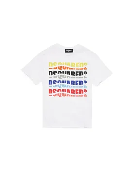 Kids Maglietta A Maniche Corte Relax - Dsquared2 - FashionsVida