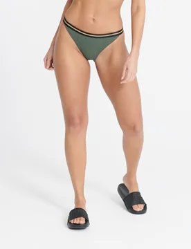 Superdry Damen Raffiniertes Sahara Bikinihöschen Grün - Größe: 40 - 29.99 - FashionsVida