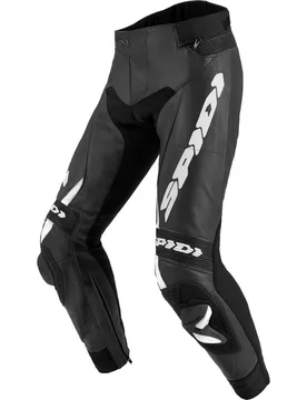 Pantaloni Moto in Pelle RR PRO 2 WIND Nero Bianco taglia 54 - Spidi - FashionsVida