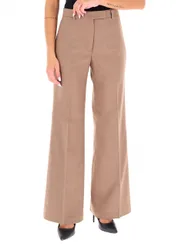Pantalone misto lana MARRONE CHIARO 44
