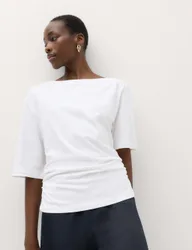 Pure Cotton Off The Shoulder Top White female